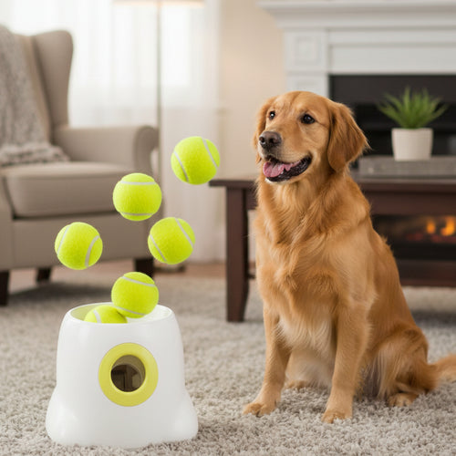 Dog Pet Automatic Interactive Ball Launcher