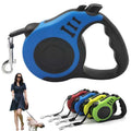 Dogesh 5m Retractable Strap Leash — Long Walking Lead for Dogs & Cats
