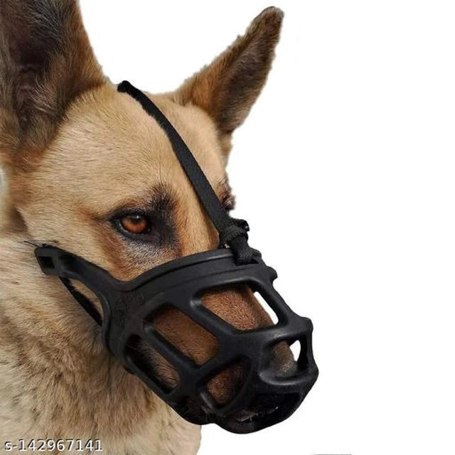 Dogesh Adjustable Safety Muzzle — Breathable Anti-Bite Guard